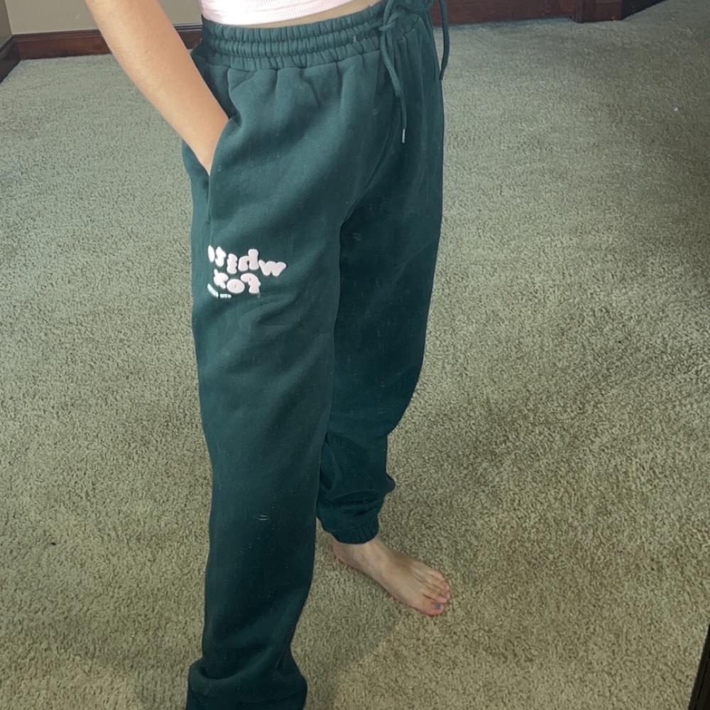White Fox Sweatpants